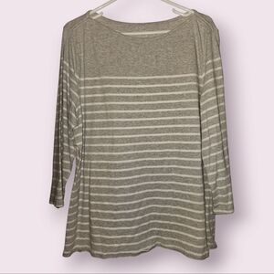 XXL Time and Tru striped knit top